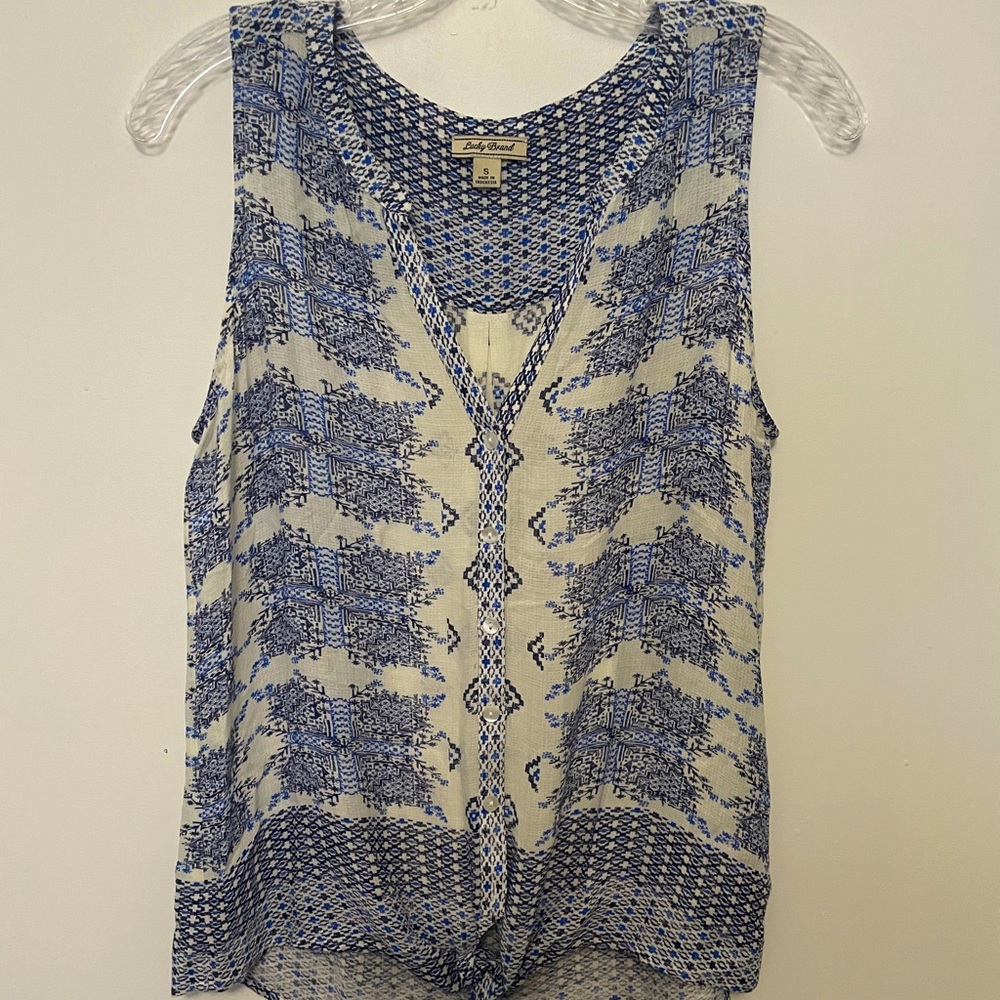 lucky Brand Sleeveless Blouse
